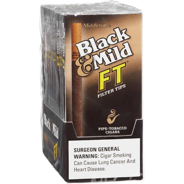 Black & Mild Casino Wood Tip Singles S & O Wholesale