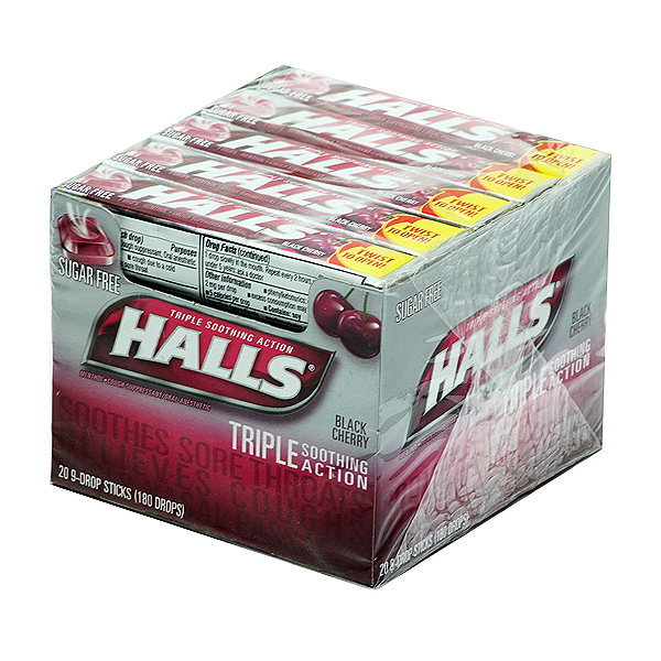 Halls Cough Drops Spearmint 20ct – S & O Wholesale