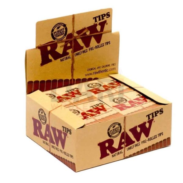 Raw Tips Pre Rolled 20ct – S & O Wholesale